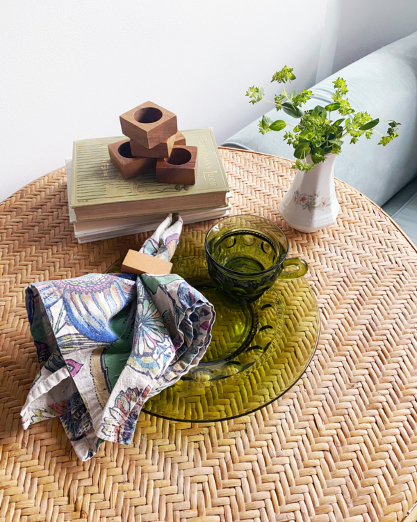 Set of 6 Vintage Avocado Snack Plates Set - Image 5